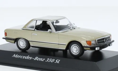 Maxichamps Mercedes 350 SL Hardtop (R107), beige, 1974, 1:43, Discount