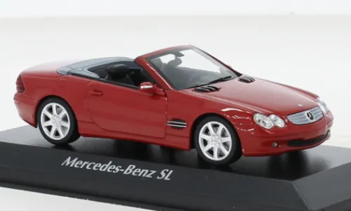 Maxichamps Mercedes SL-Klasse (R230), rot, 2001, 1:43,