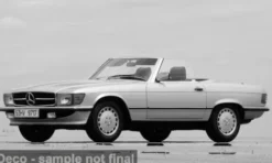 I-Norev Mercedes 450 SL (R 107), silber, 1985, 1:18,