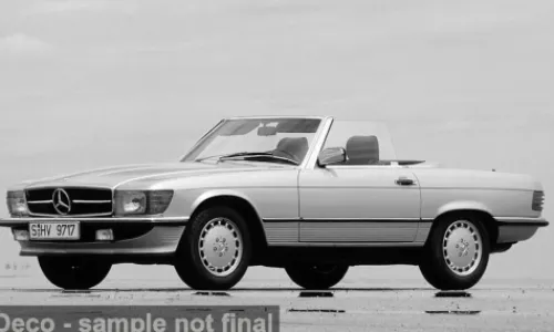 I-Norev Mercedes 450 SL (R 107), silber, 1985, 1:18,