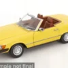 KK Scale Mercedes 450 SL (R 107) US-Version, gelb, 1979, 1:12, Discount