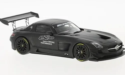 I-Minichamps Mercedes SLS AMG GT3 (C197), dunkelanthrazit/Dekor, 2012, 1:43, Best