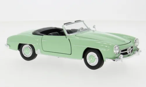 Welly Mercedes 190 SL (W121), hellgrün/schwarz, 1955, 1:24, Discount