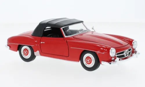Welly Mercedes 190 SL (W121), rot/schwarz, 1955, 1:24,