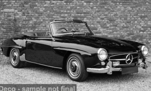 I-Norev Mercedes 190 SL (W121), schwarz, 1955, 1:18, Clearance