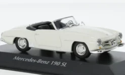 Maxichamps Mercedes 190 SL (W121), weiss, 1955, 1:43, Hot