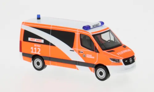 Herpa Mercedes Sprinter 18 Bus FD, Berliner Feuerwehr/Notarzt, 1:87, Sale