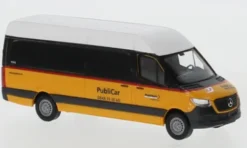 Busch Mercedes Sprinter Bus LWB, 2018, PostAuto PubliCar (CH), 1:87, Best