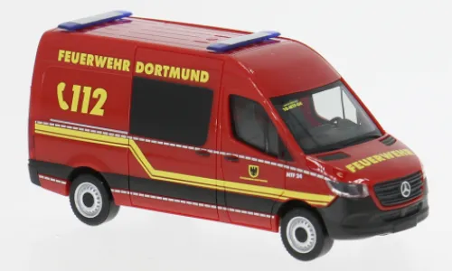 Herpa Mercedes Sprinter 18 Halbbus Hochdach, Feuerwehr, 1:87, Outlet