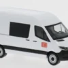 Herpa Mercedes Sprinter 18 Halbbus Hochdach, weiss, DB, 1:87, Discount