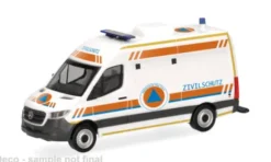 Herpa Mercedes Sprinter 18 Halbbus Hochdach, CBRN Zivilschutz, 1:87, Discount