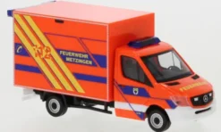 Herpa Mercedes Sprinter Koffer, 2013, Feuerwehr Metzingen, 1:87, Clearance