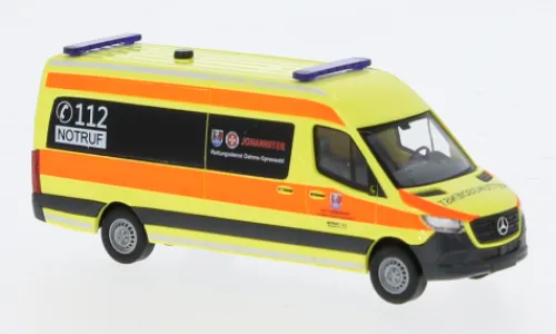 Busch Mercedes Sprinter KTW, 2018, Rettungsdienst Dahme Spreewald, 1:87, Outlet