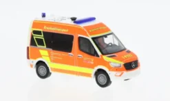 Busch Mercedes Sprinter SWB HD, 2018, Feuerwehr Wuppertal, 1:87, Clearance