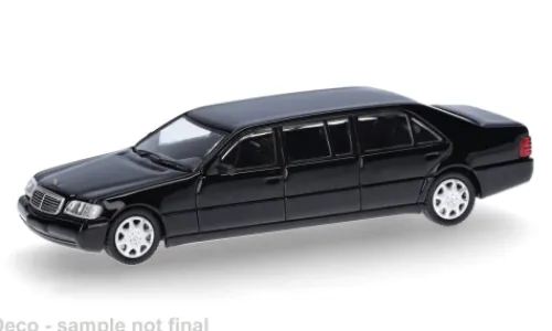 Micro City 87 Mercedes S600 Pullmann, schwarz, 1:87,