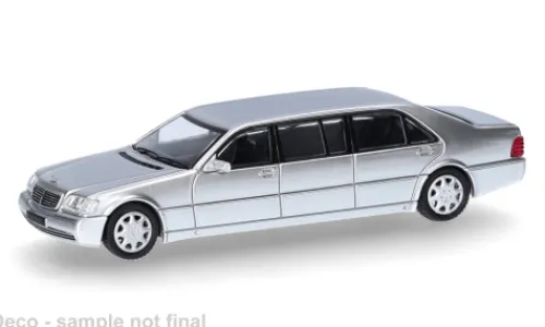 Micro City 87 Mercedes S600 Pullmann, silber, 1:87, New