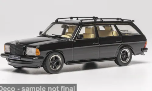 IXO Mercedes 500 TE V8 AMG (S123), schwarz, 1979, 1:43, Hot