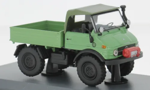 Schuco Mercedes Unimog U406, dunkelgrün, 1:43, Hot