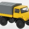 Schuco Mercedes Unimog U406, gelb/grau, 1:64, New