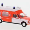 Busch Mercedes VF 123 Miesen, 1977, Feuerwehr Essen KTW, 1:87,