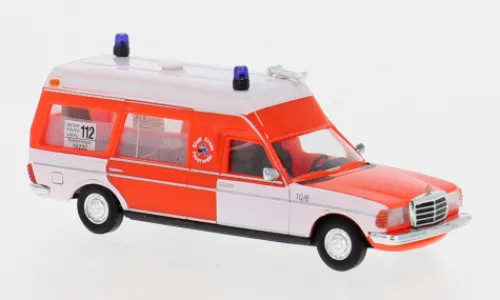 Busch Mercedes VF 123 Miesen, 1977, Feuerwehr Essen KTW, 1:87,