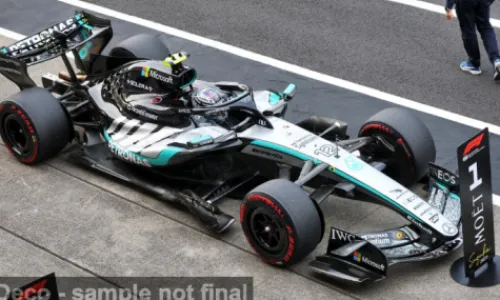 Minichamps Mercedes W17, Formel 1, GP Japan, 2026, Mercedes AMG Petronas F1 Team, #12, K.Antonelli, 1:18, Clearance