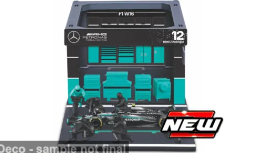 Bburago Mercedes W16, Formel 1, 2025, Mercedes AMG Petronas F1, #12, K.Antonelli, 1:43, Sale