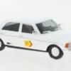 Busch Mercedes W123 Limousine, weiss, 1977, Methanol Benzin Antrieb 1979, 1:87, Hot