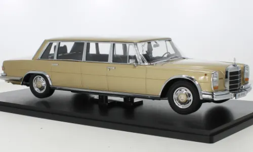 KK Scale Mercedes 600 (W100) Pullman, beige, 1964, 1:18, New