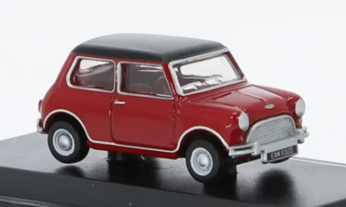 Oxford Mini Austin Cooper, rot/schwarz, 1:76, New