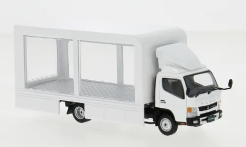 Tarmac Works Mitsubishi Fuso Canter, weiss, 1:64, Hot