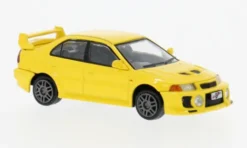 BM Creations Mitsubishi Lancer EVO V, gelb, 1:64, New