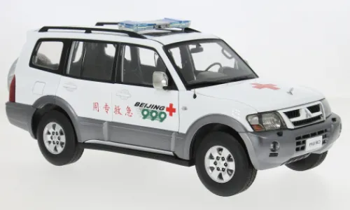 Sun Star Mitsubishi Pajero V73, Beijing Red Cross Rescue Service Center, 1:18,