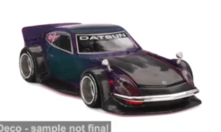 Mini GT Nissan Fairlady Z Kaido Street V1, dunkelviolett/schwarz, 1978, 1:64, Outlet