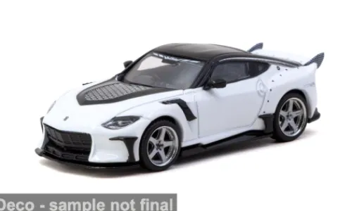 Tarmac Works Nissan FFZ400 Fairlady Z VeilSide, weiss/carbon, 2025, 1:64, Online