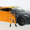 Jada Nissan GT-R, orange/grau, 2009, 1:24, Hot