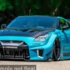 Solido Nissan GT-R (R35), blau/schwarz, 2025, 1:18, Best