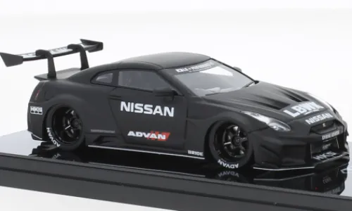 TrueScale Miniatures Nissan 35GT-RR LB-Silhouette Works GT, schwarz, 1:43, Hot
