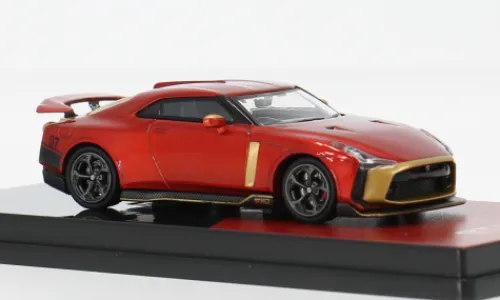 INNO64 Nissan GT-R50, rot/gold, 2020, 1:64, New
