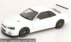 KK Scale Nissan GT-R R34 V-Spec II, weiss, 2001, 1:12, Outlet