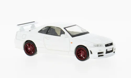 Micro City 87 Nissan GTR 34, weiss, 1:87, New