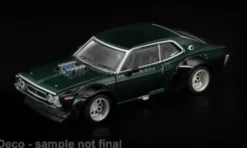 Pop Race Nissan Laurel C130, dunkelgrün, 1:64, Discount