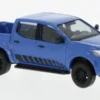 Busch Nissan Navara N-Guard, blau, 2015, 1:87, Best