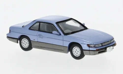 J-Collection Nissan Silvia (S13), hellblau/grau, 1:64, Outlet
