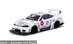Tarmac Works Nissan Silvia (S15) LB-Super Silhouette, weiss, 2025, 1:64, Outlet