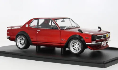 Solido Nissan Skyline 2000 GT-R (C10) Hakosuka, rot, 1970, 1:18,