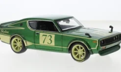 Maisto Nissan Skyline 2000 GTR (KPGC110) Tokyo Mod, grün/Dekor, 1973, 1:24, Best