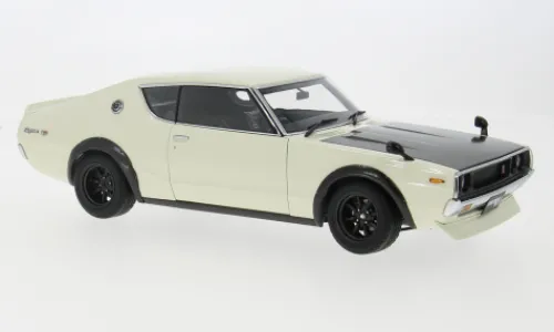 AUTOart Nissan Skyline 2000 GT-R (KPGC110), weiss/carbon, 1:18, New