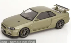 KK Scale Nissan Skyline GT-R R34 V-Spec Nür, hellgrün, 2001, 1:12, Online