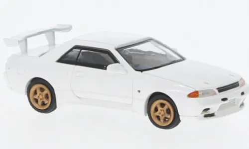 Lang Feng Model Nissan Skyline GT-R (R32), weiss, 1:87, New